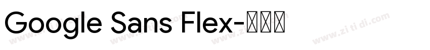 Google Sans Flex字体转换
